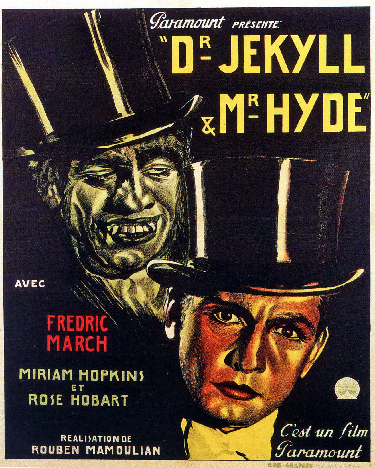 Poster Dr. Jekyll and Mr. Hyde (1931) Monster Mash